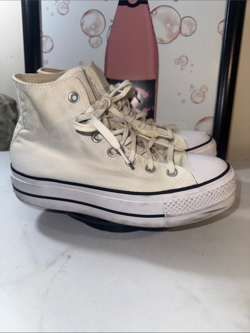 Converse Chuck Taylor All Star High-Top Platform Sneakers - Women’s Size 7